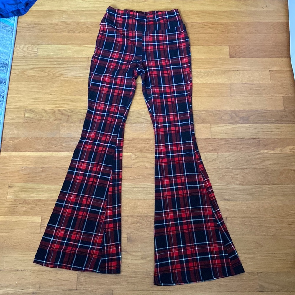 Plaid leggings